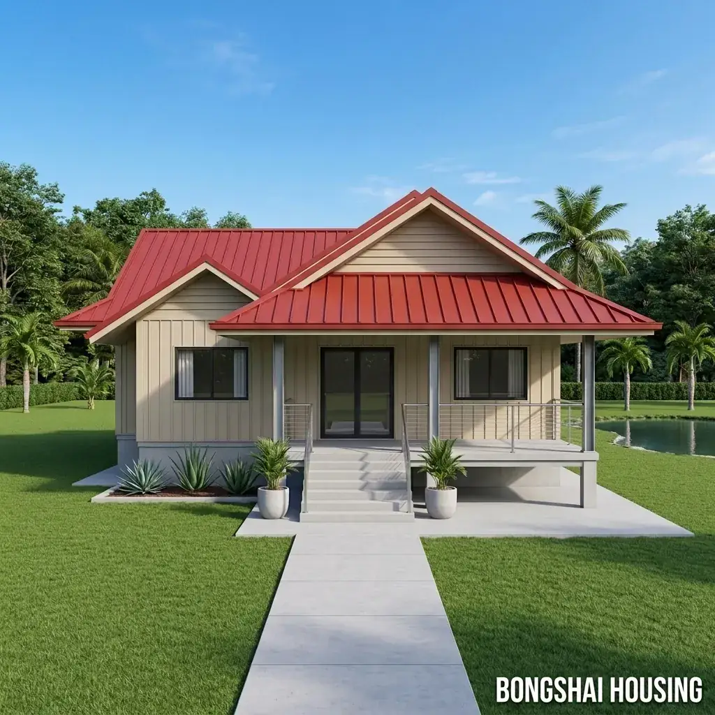 Tropical Getaway Steel Cottage - BH-CH-406