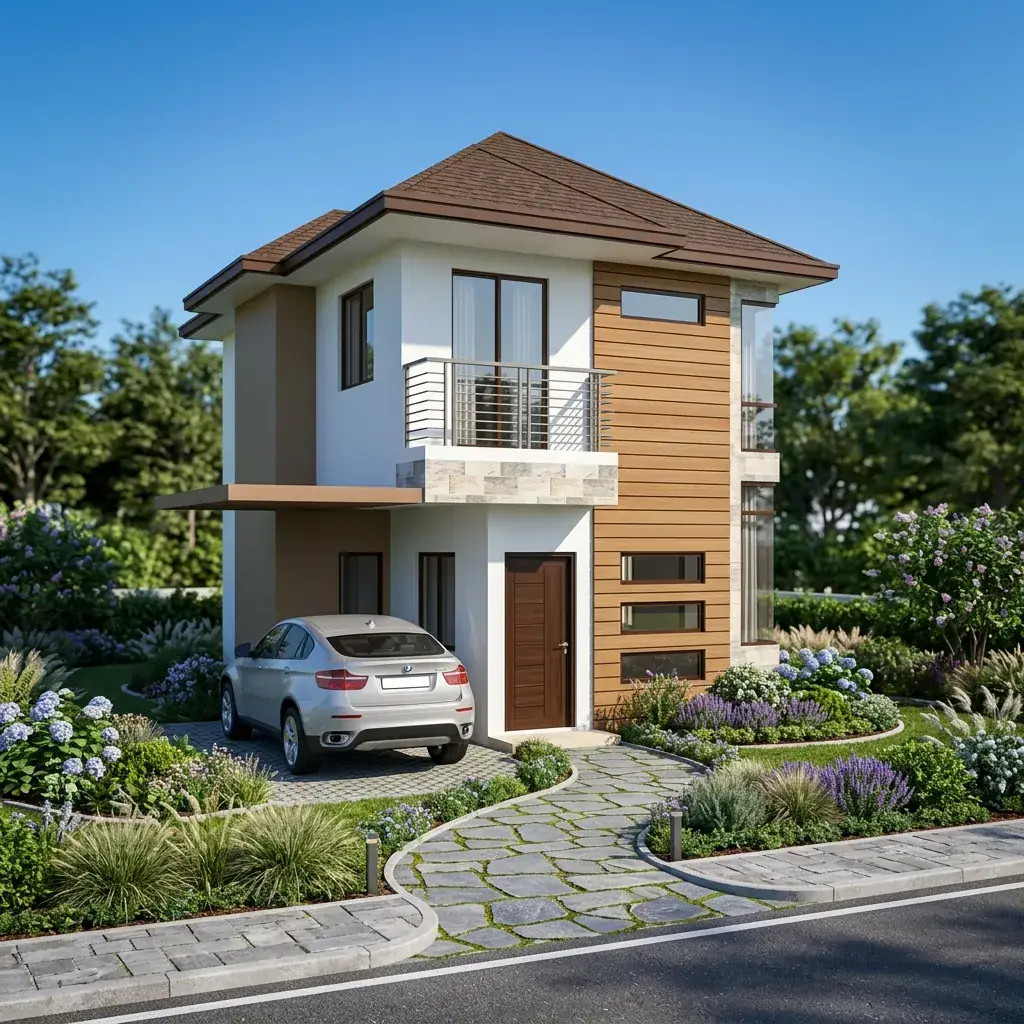Premium Glass-Facade Steel Duplex - BH-DV-205