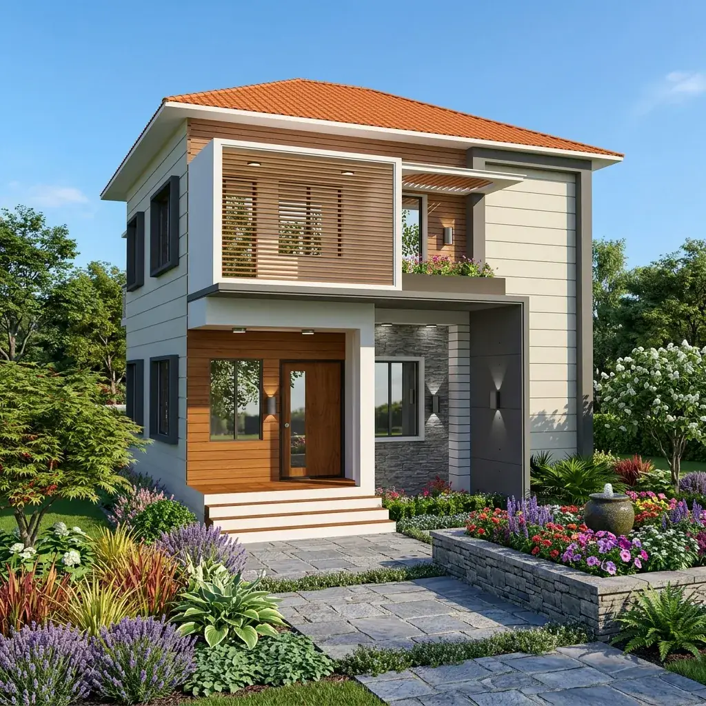 Double-Height Living Steel Duplex - BH-DV-209