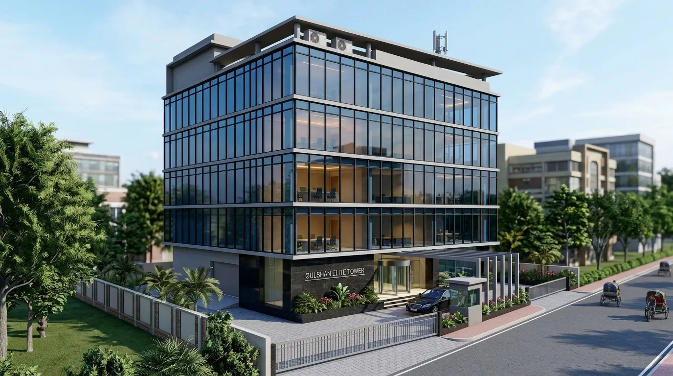 Glass Certain Steel Building Super Market - Model BH-MB-201